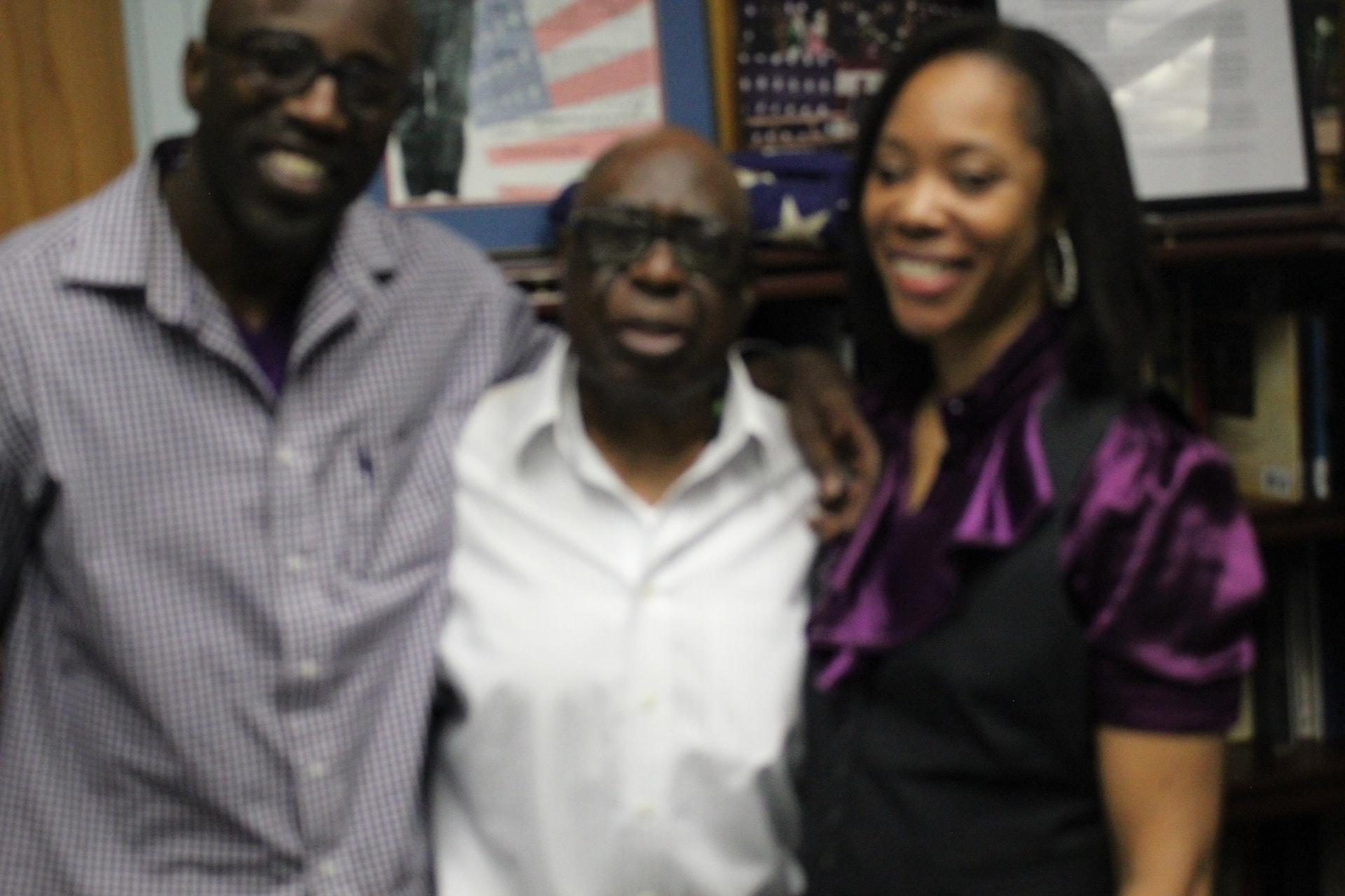 Mr. Brewer with the author of Joann and editor Ms. Miller